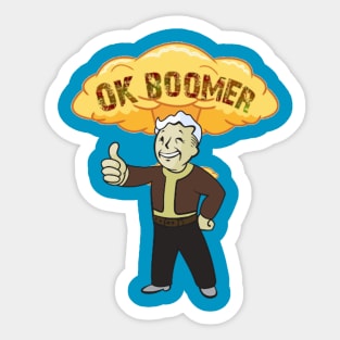 Ok Boomer Atomic Edition Sticker